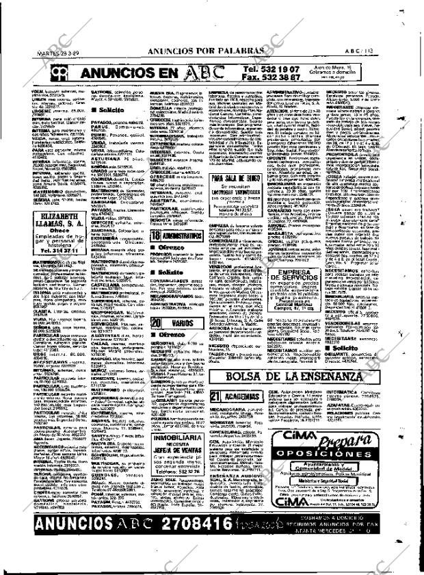 ABC MADRID 28-03-1989 página 113