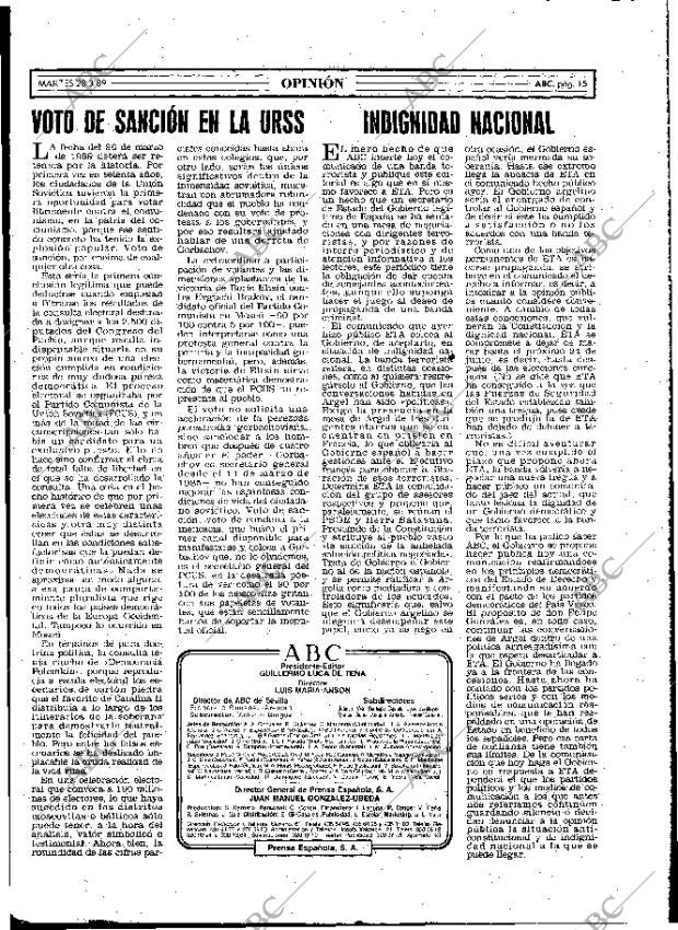 ABC MADRID 28-03-1989 página 15