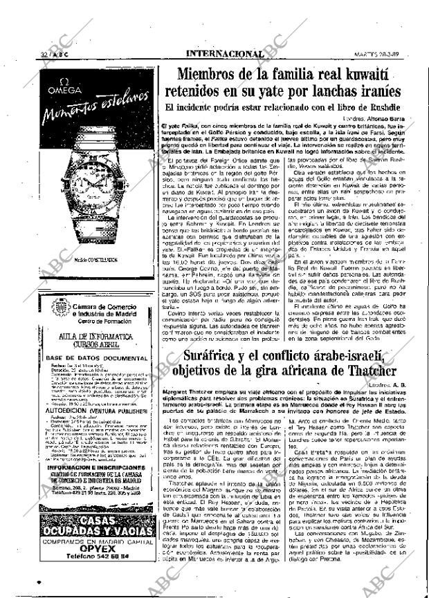 ABC MADRID 28-03-1989 página 32