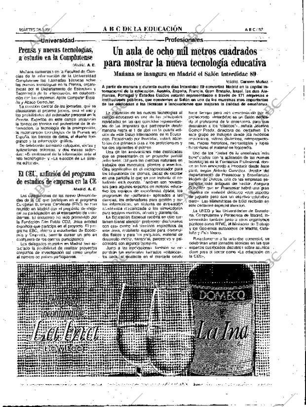 ABC MADRID 28-03-1989 página 57