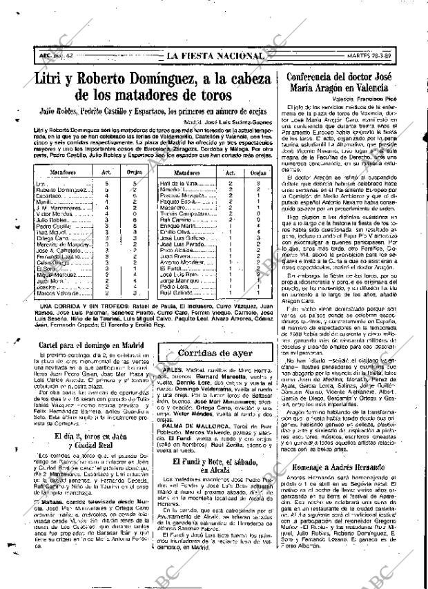 ABC MADRID 28-03-1989 página 62