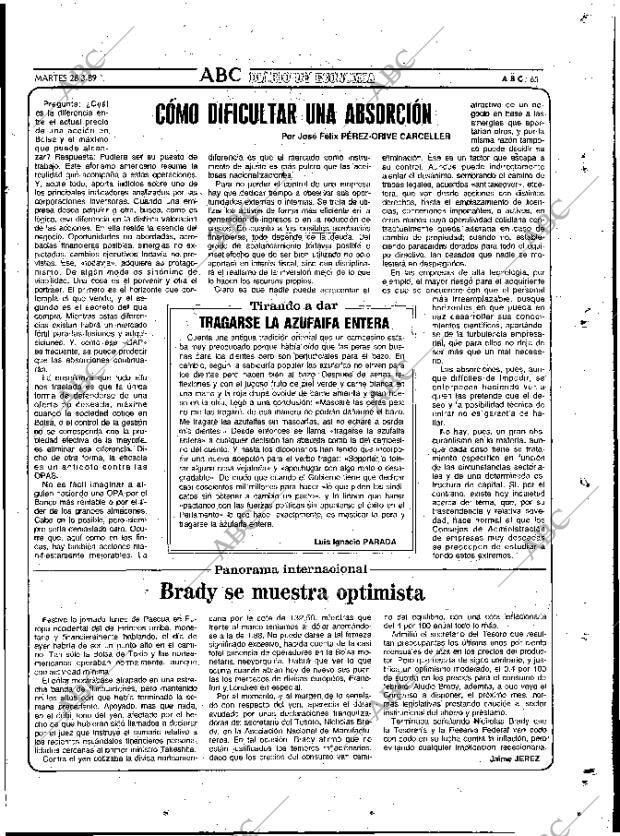 ABC MADRID 28-03-1989 página 65