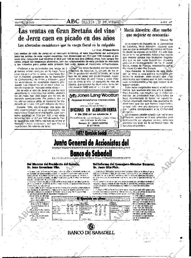 ABC MADRID 28-03-1989 página 67