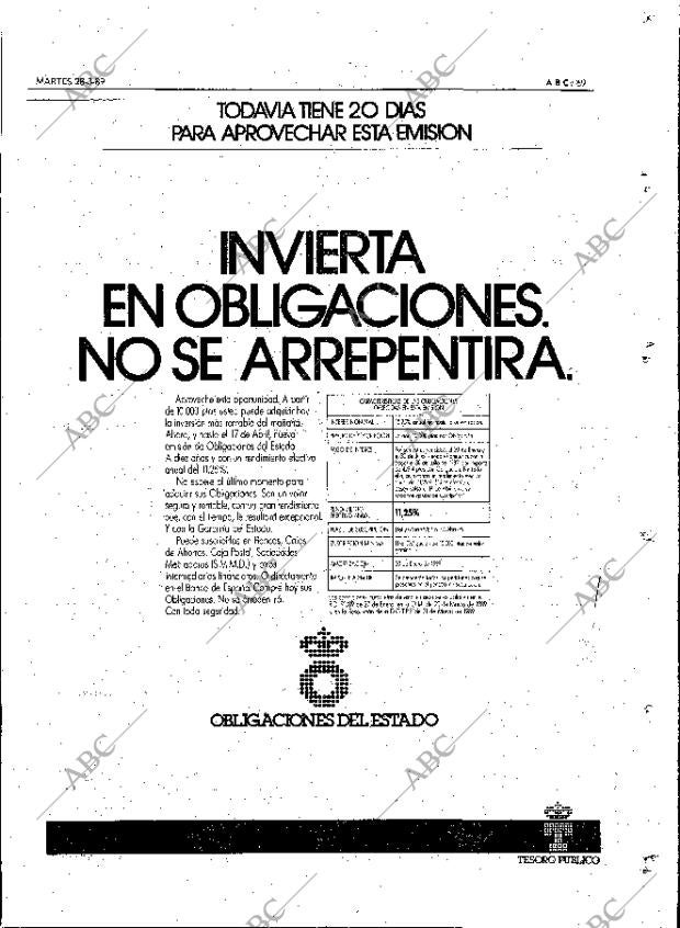 ABC MADRID 28-03-1989 página 69