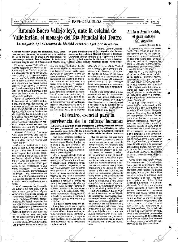 ABC MADRID 28-03-1989 página 85