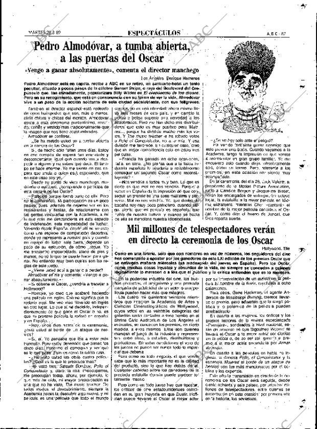 ABC MADRID 28-03-1989 página 87