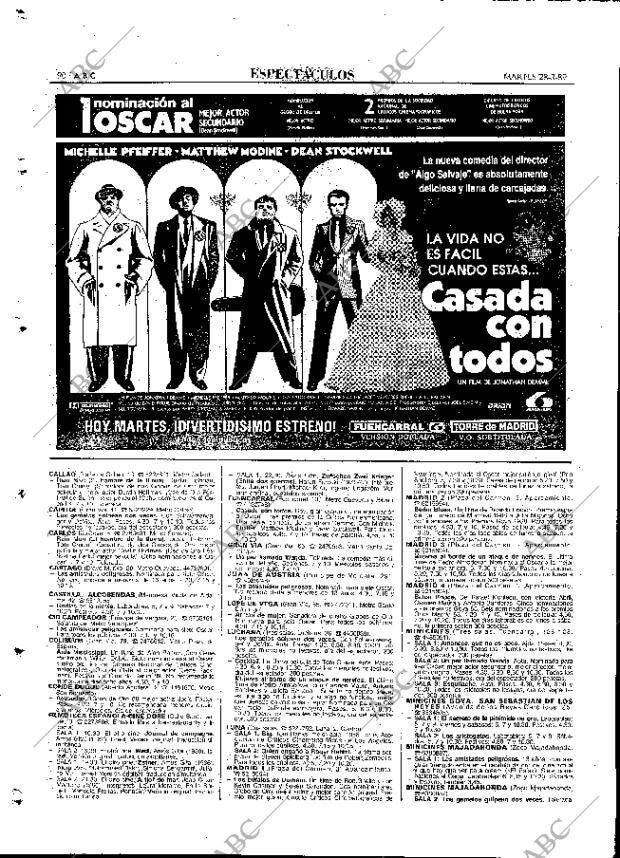 ABC MADRID 28-03-1989 página 90