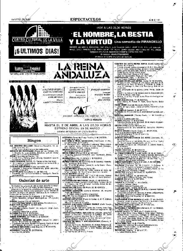 ABC MADRID 28-03-1989 página 93