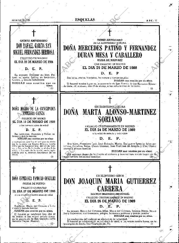 ABC MADRID 28-03-1989 página 95