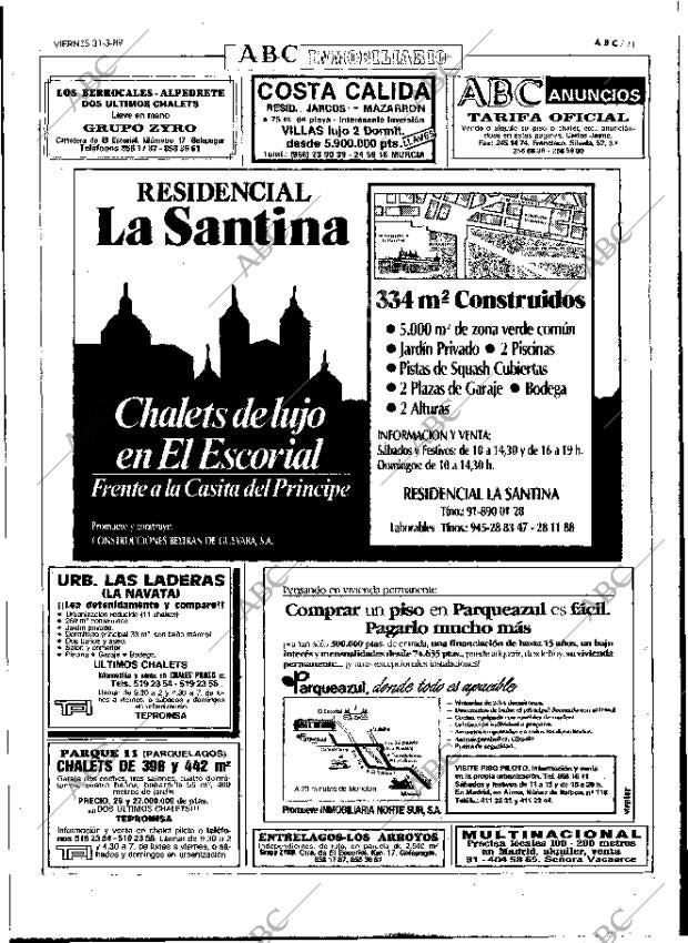 ABC MADRID 31-03-1989 página 11