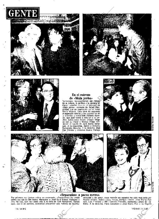 ABC MADRID 31-03-1989 página 116
