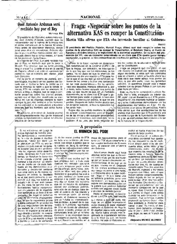 ABC MADRID 31-03-1989 página 20