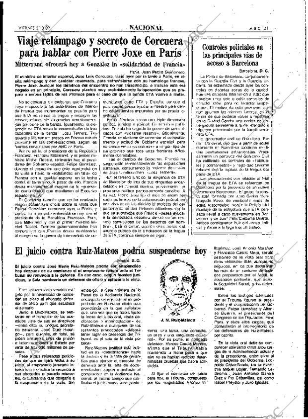 ABC MADRID 31-03-1989 página 21