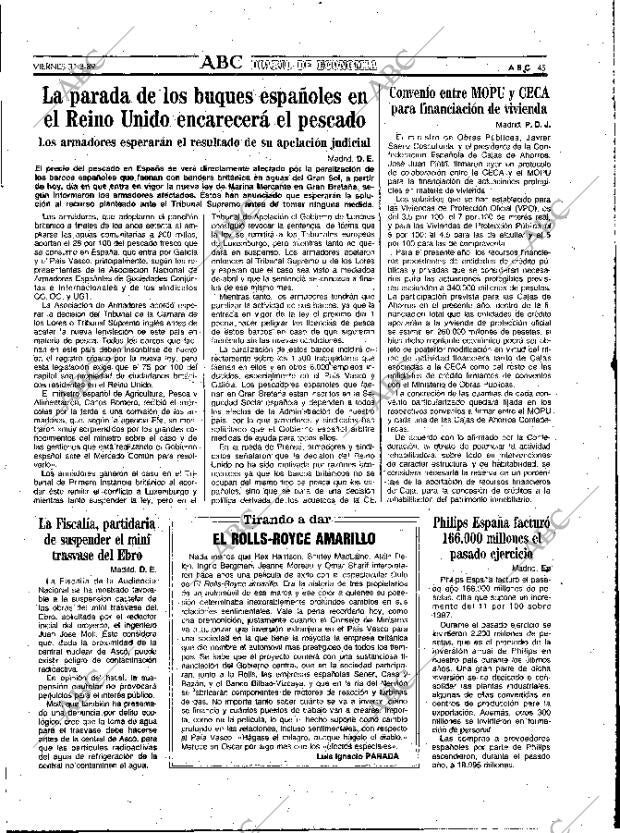 ABC MADRID 31-03-1989 página 45