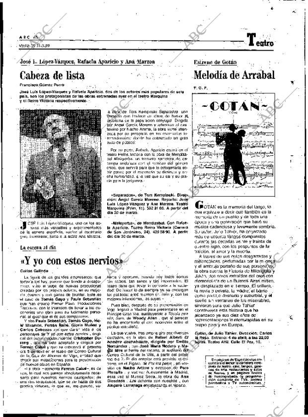 ABC MADRID 31-03-1989 página 65