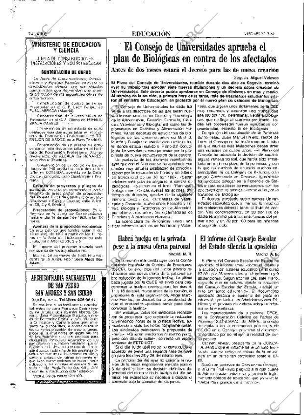 ABC MADRID 31-03-1989 página 74