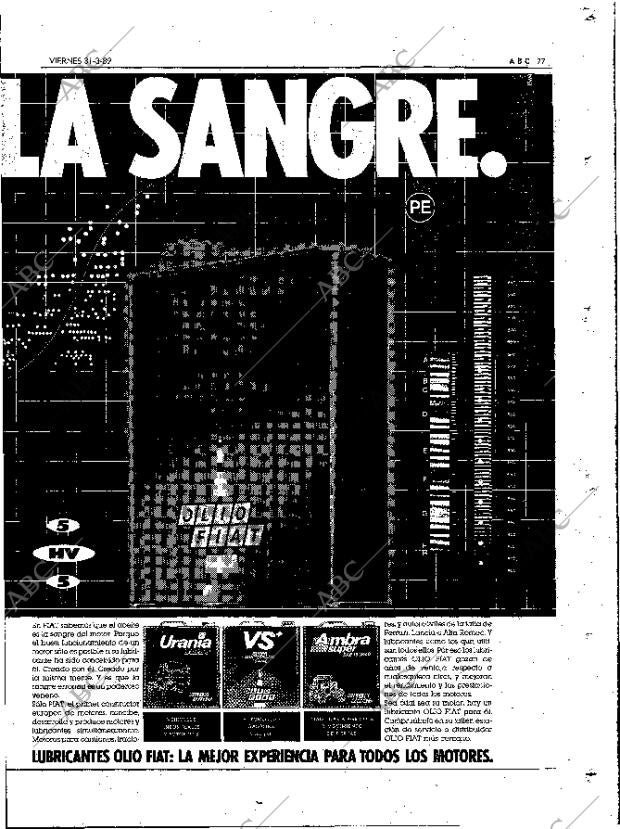 ABC MADRID 31-03-1989 página 77