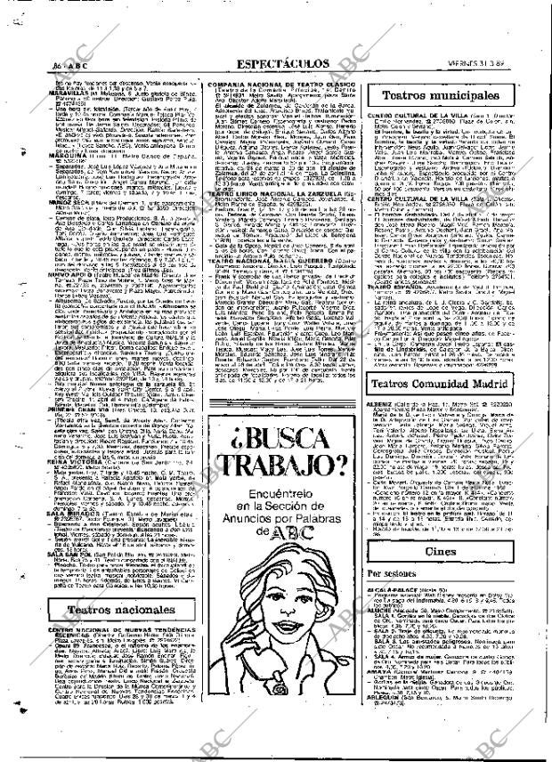 ABC MADRID 31-03-1989 página 86