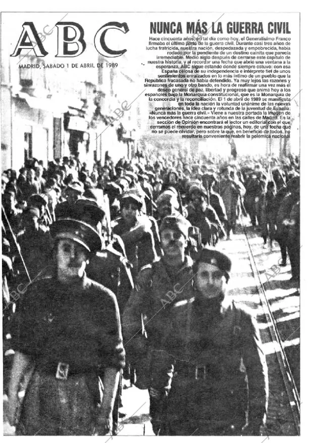 ABC MADRID 01-04-1989 página 1