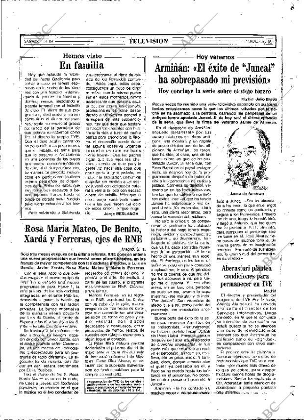 ABC MADRID 01-04-1989 página 85