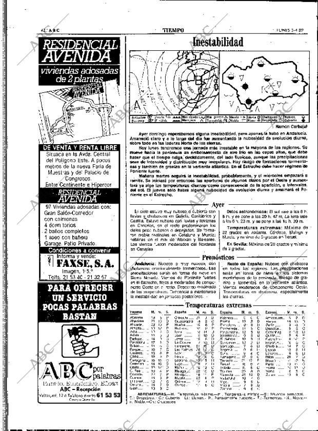 ABC SEVILLA 03-04-1989 página 42