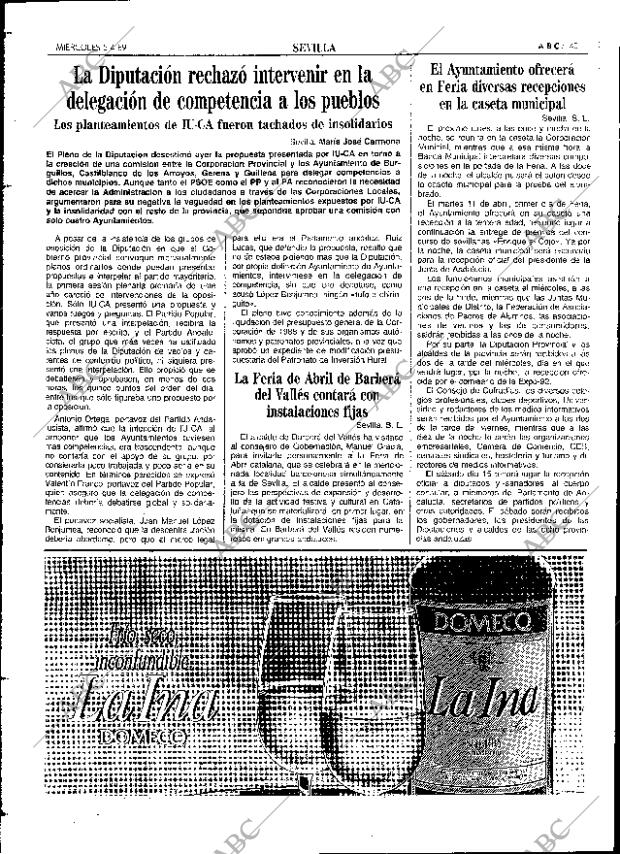 ABC SEVILLA 05-04-1989 página 43