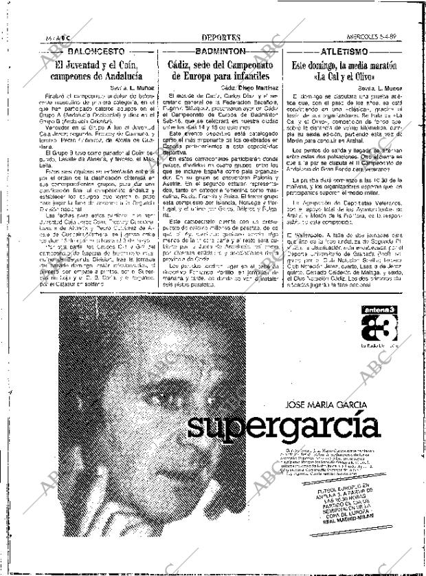 ABC SEVILLA 05-04-1989 página 66