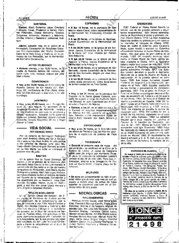 ABC SEVILLA 06-04-1989 página 42