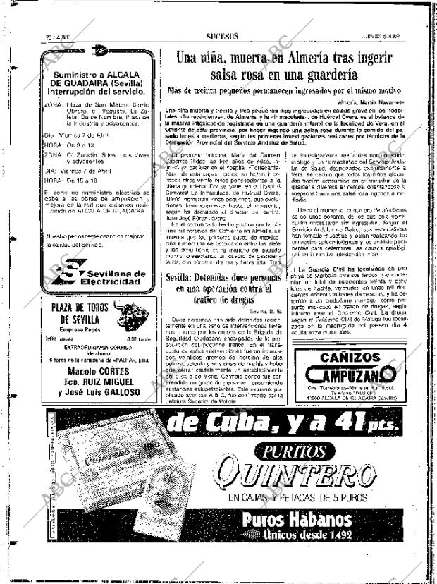 ABC SEVILLA 06-04-1989 página 70