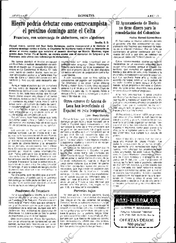 ABC SEVILLA 06-04-1989 página 73