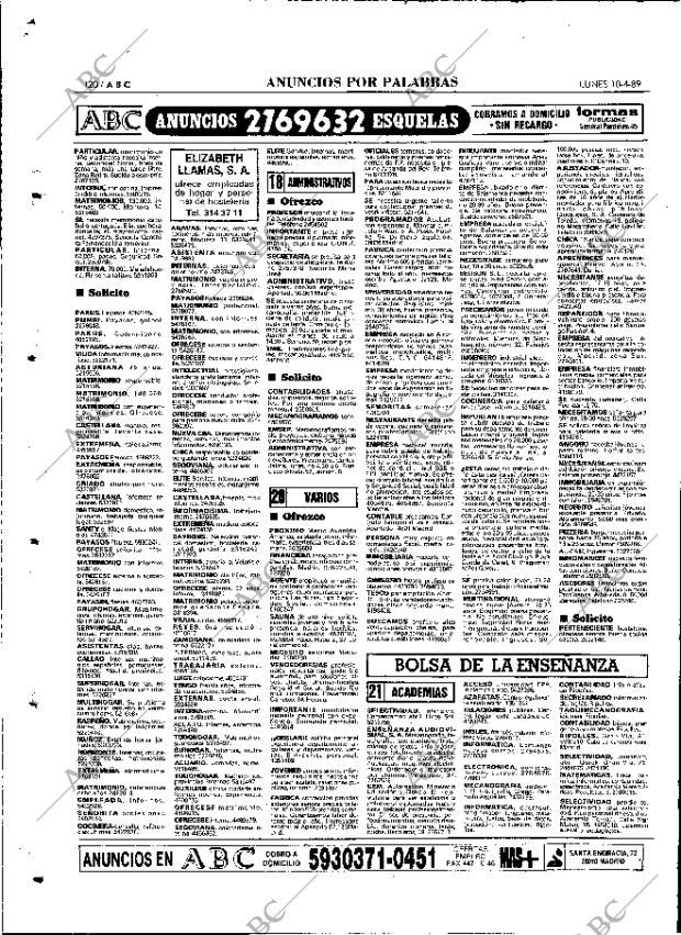 ABC MADRID 10-04-1989 página 120