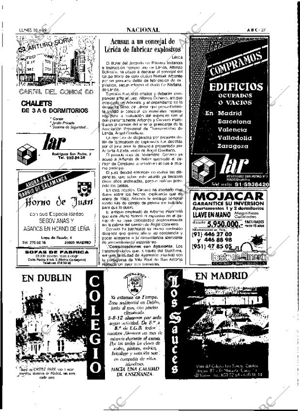 ABC MADRID 10-04-1989 página 27