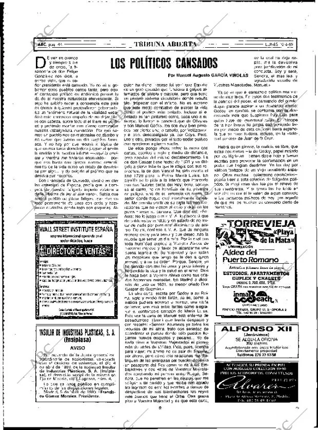 ABC MADRID 10-04-1989 página 44