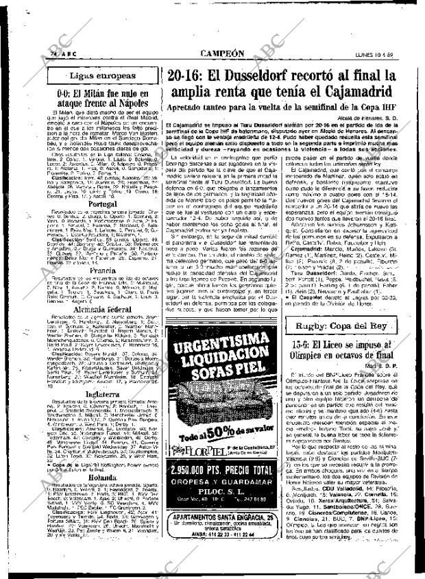 ABC MADRID 10-04-1989 página 74