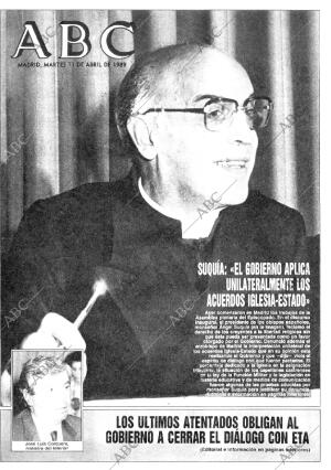 ABC MADRID 11-04-1989 página 1