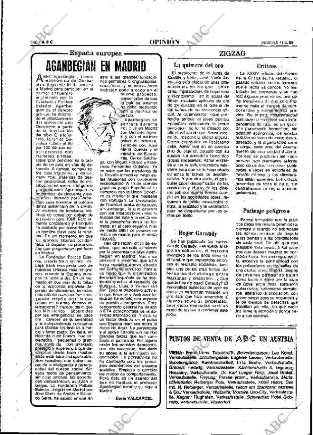 ABC MADRID 11-04-1989 página 20