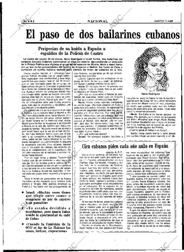 ABC MADRID 11-04-1989 página 26