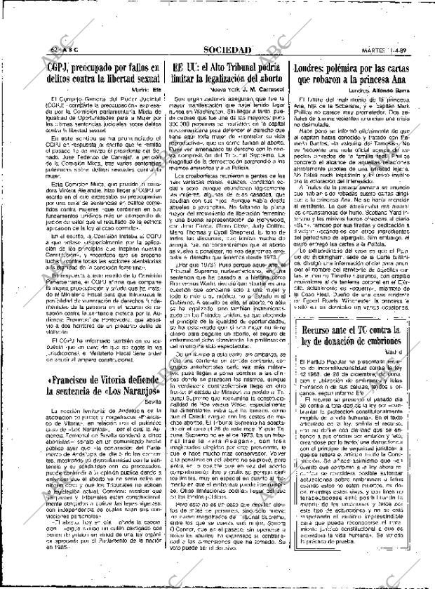 ABC MADRID 11-04-1989 página 62