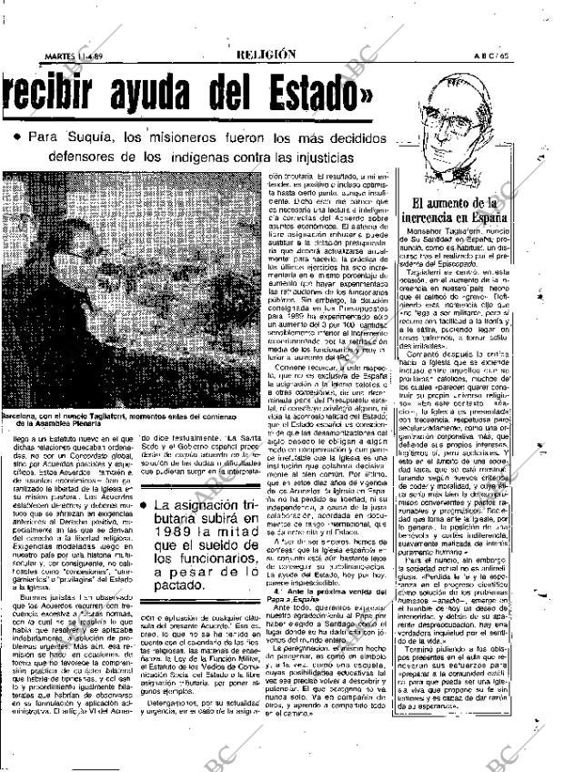 ABC MADRID 11-04-1989 página 65