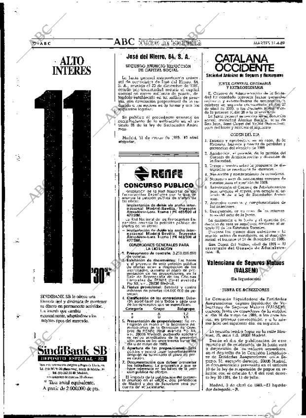 ABC MADRID 11-04-1989 página 72
