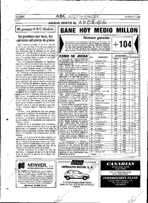 ABC MADRID 11-04-1989 página 78