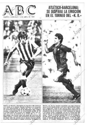 ABC MADRID 12-04-1989 página 1