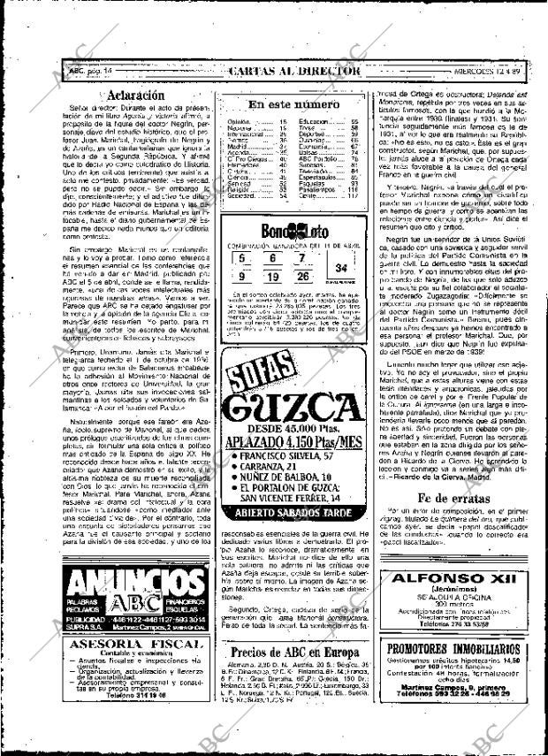 ABC MADRID 12-04-1989 página 14
