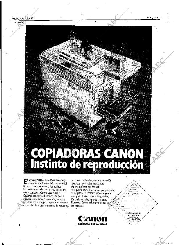 ABC MADRID 12-04-1989 página 43