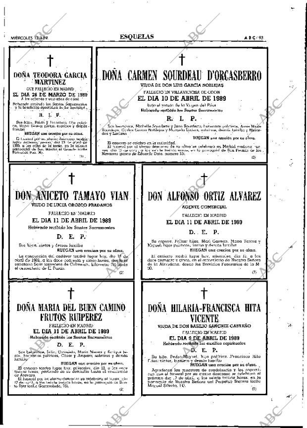 ABC MADRID 12-04-1989 página 93