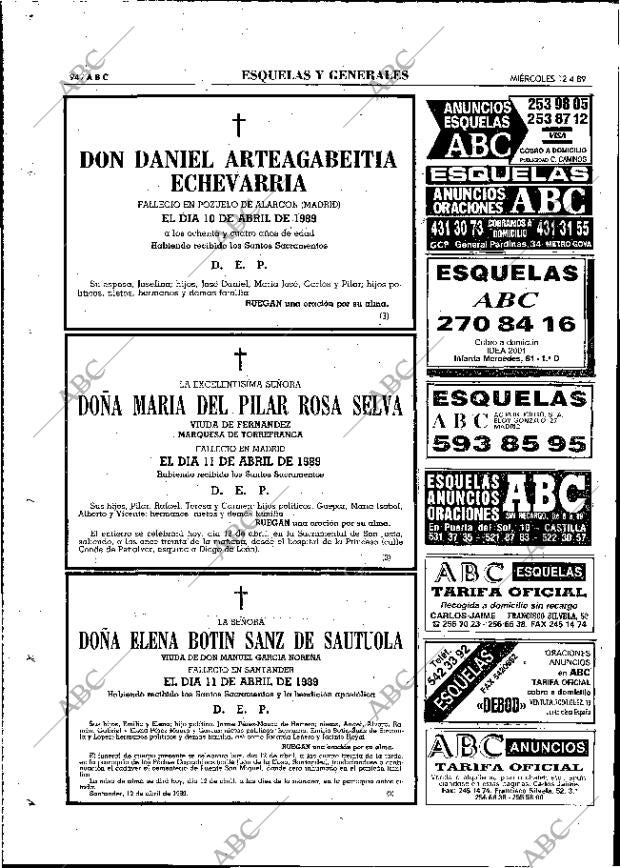 ABC MADRID 12-04-1989 página 94