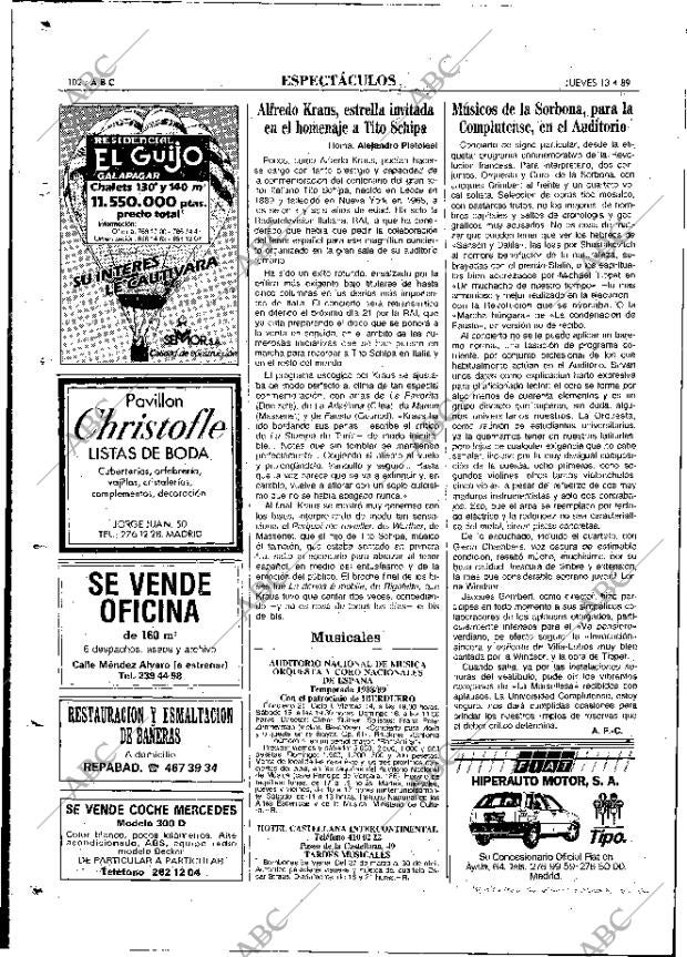 ABC MADRID 13-04-1989 página 102