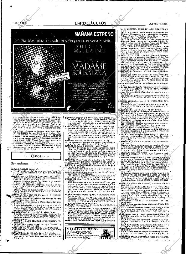 ABC MADRID 13-04-1989 página 106