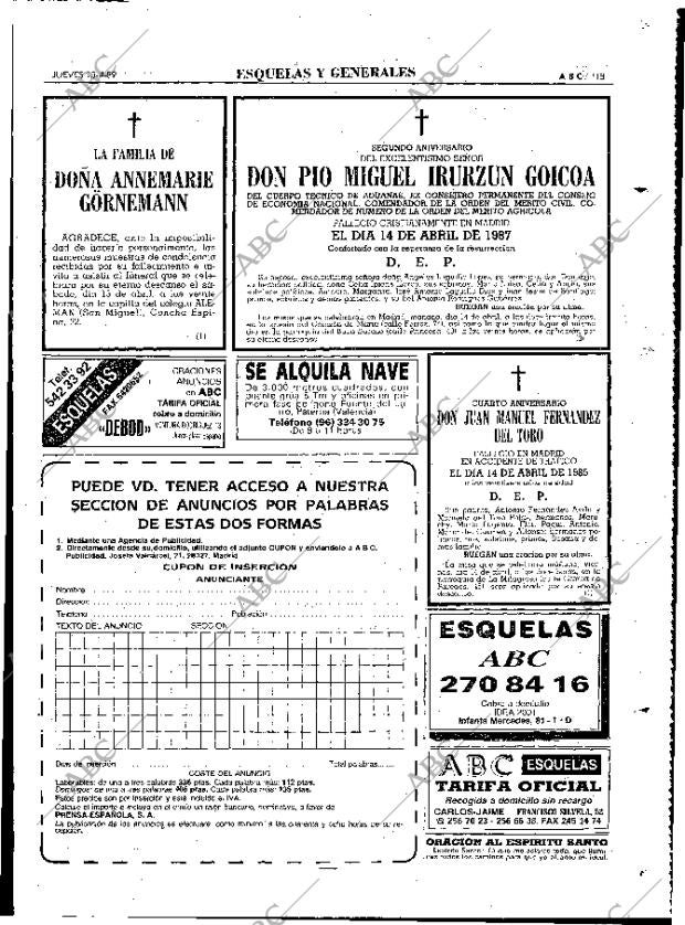 ABC MADRID 13-04-1989 página 113