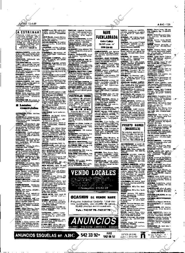 ABC MADRID 13-04-1989 página 123
